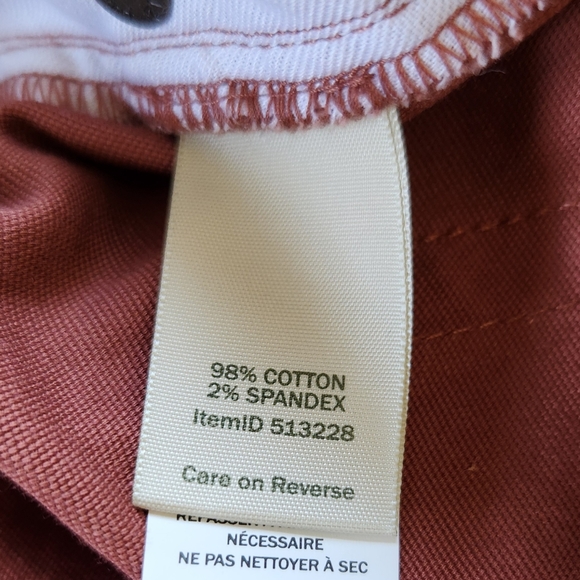 NWT LL Bean "Favorite Fit Straight Leg" Flex Pants Pale Sienna | Women's Size 6 - Picture 10 of 12